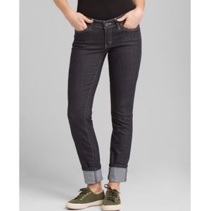 Prana Kara Slim Leg Gray Stretch Jeans Sz 4/27